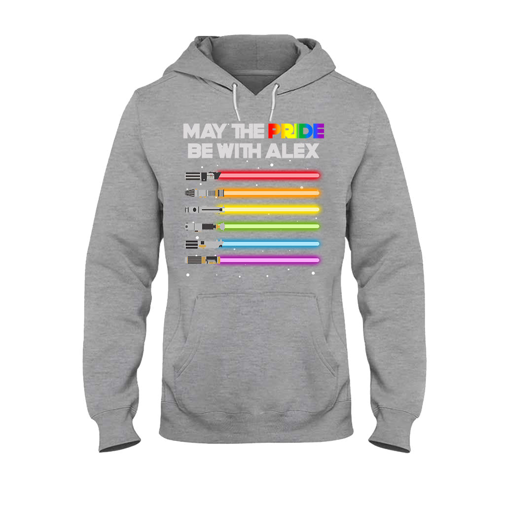 Personalized LGBT Pride T-shirt & Hoodie with Custom Name T-shirt & Hoodie GradoCreations