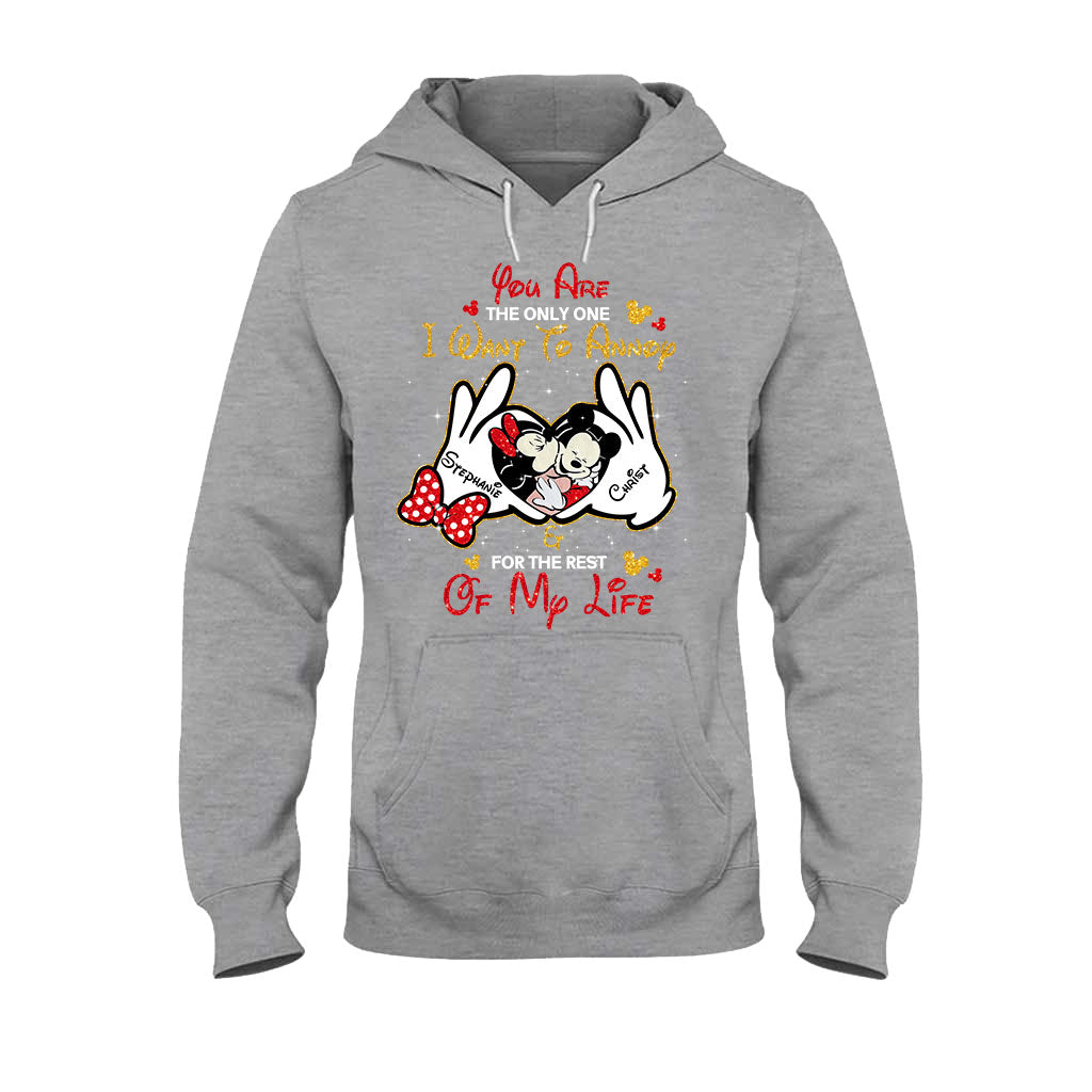 Personalized Couple T-shirt & Hoodie Custom Name Gift T-shirt & Hoodie GradoCreations