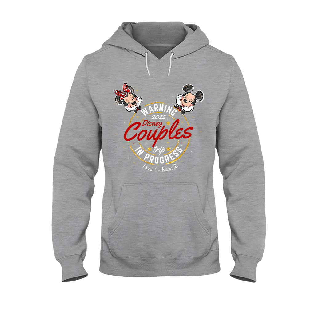 Personalized Disney Couples Trip T-shirt & Hoodie with Names T-shirt & Hoodie GradoCreations