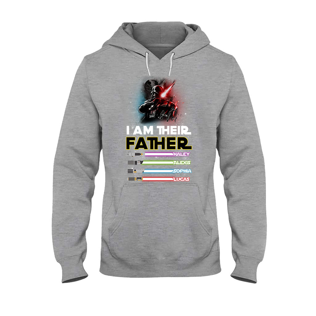 Personalized Father T-shirt & Hoodie with Custom Names | Father's Day Gift T-shirt & Hoodie GradoCreations