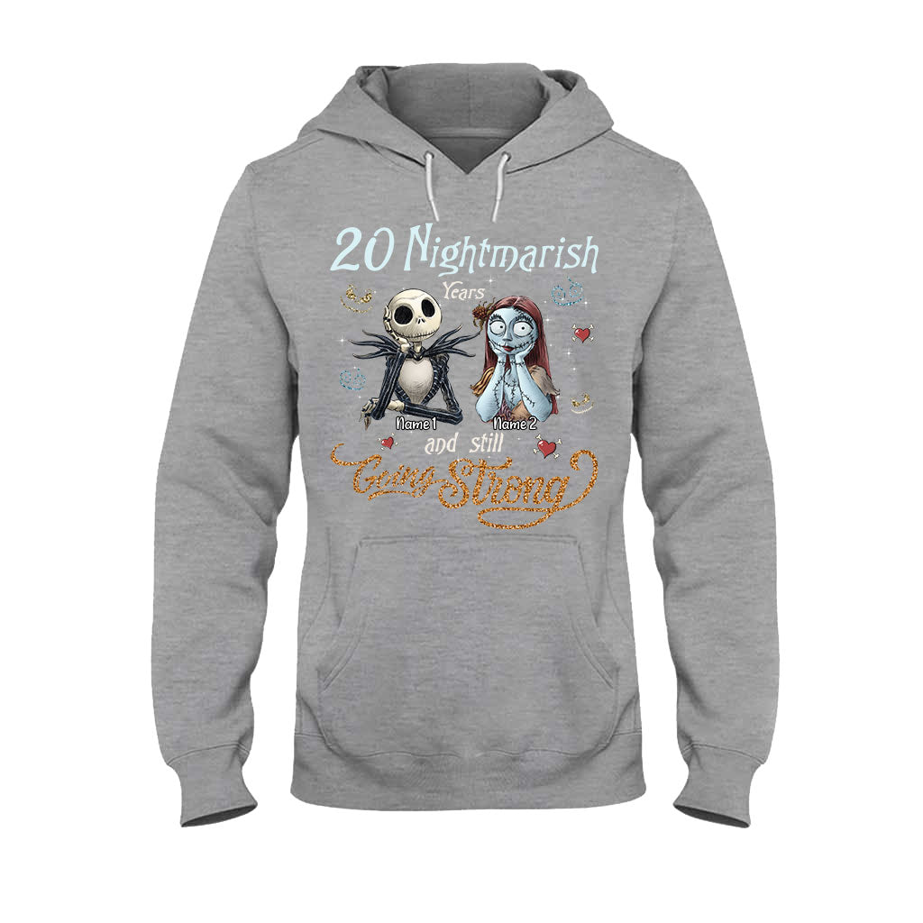 Personalized Couple T-Shirt & Hoodie Nightmare Gift for Anniversary T-shirt & Hoodie GradoCreations