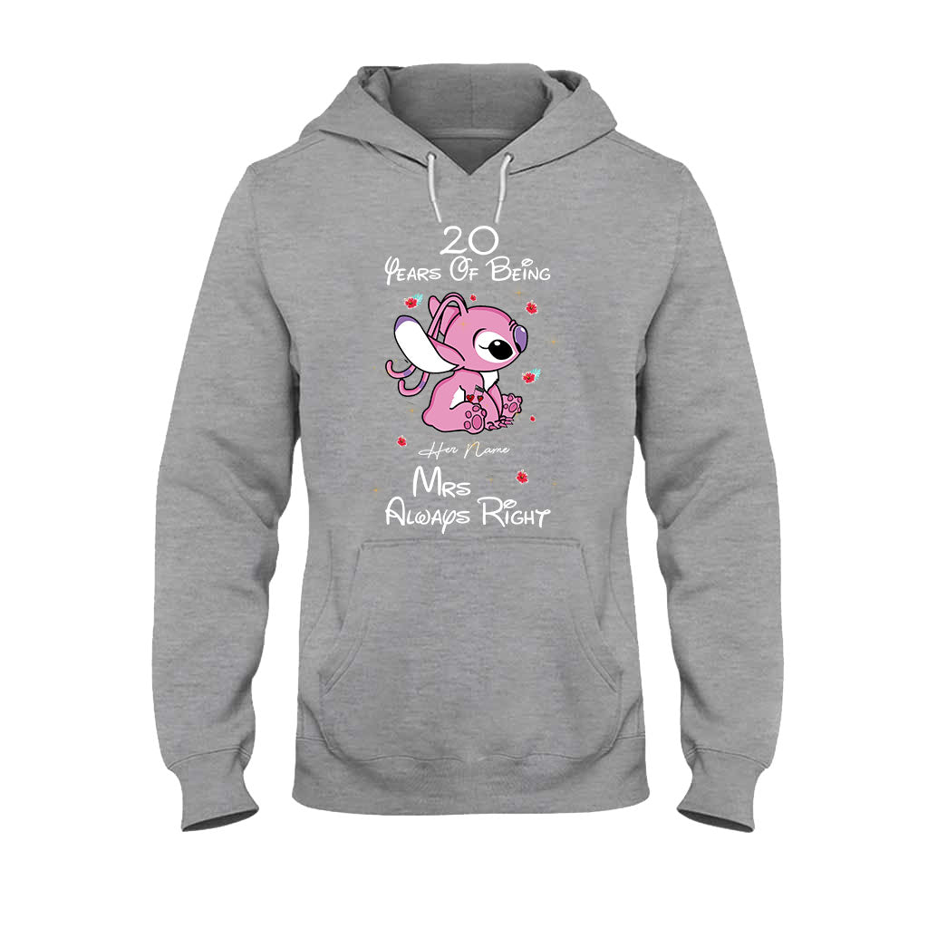 Personalized Couple T-shirt & Hoodie His & Hers Ohana Gift T-shirt & Hoodie GradoCreations