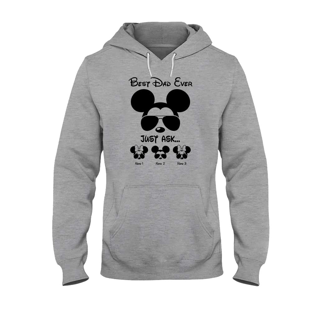 Personalized Mickey Mouse T-shirt & Hoodie Gift for Dad's Day T-shirt & Hoodie GradoCreations