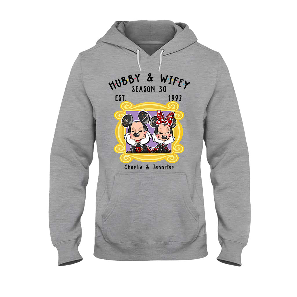 Personalized Couple T-shirt and Hoodie with Cute Design for Anniversary T-shirt & Hoodie GradoCreations