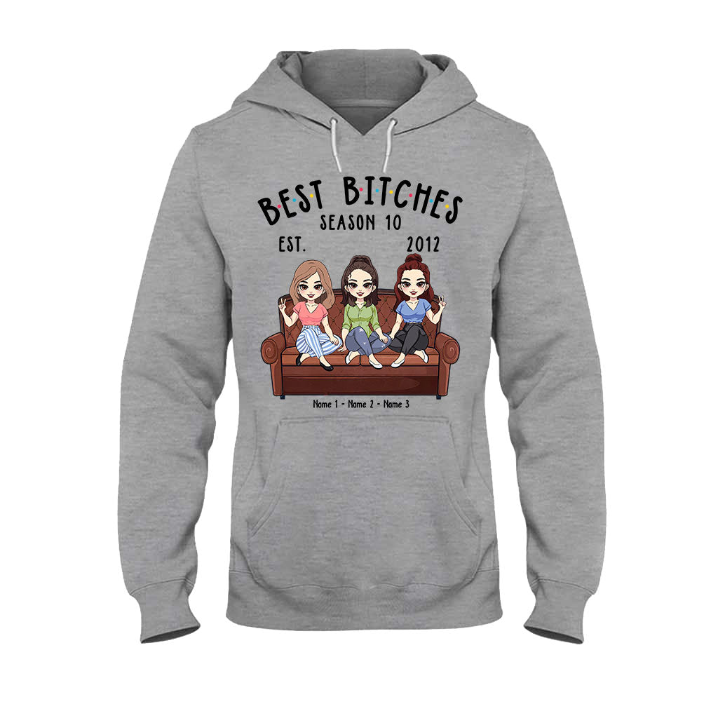Personalized Bestie T-shirt and Hoodie Gift for Friends T-shirt & Hoodie GradoCreations