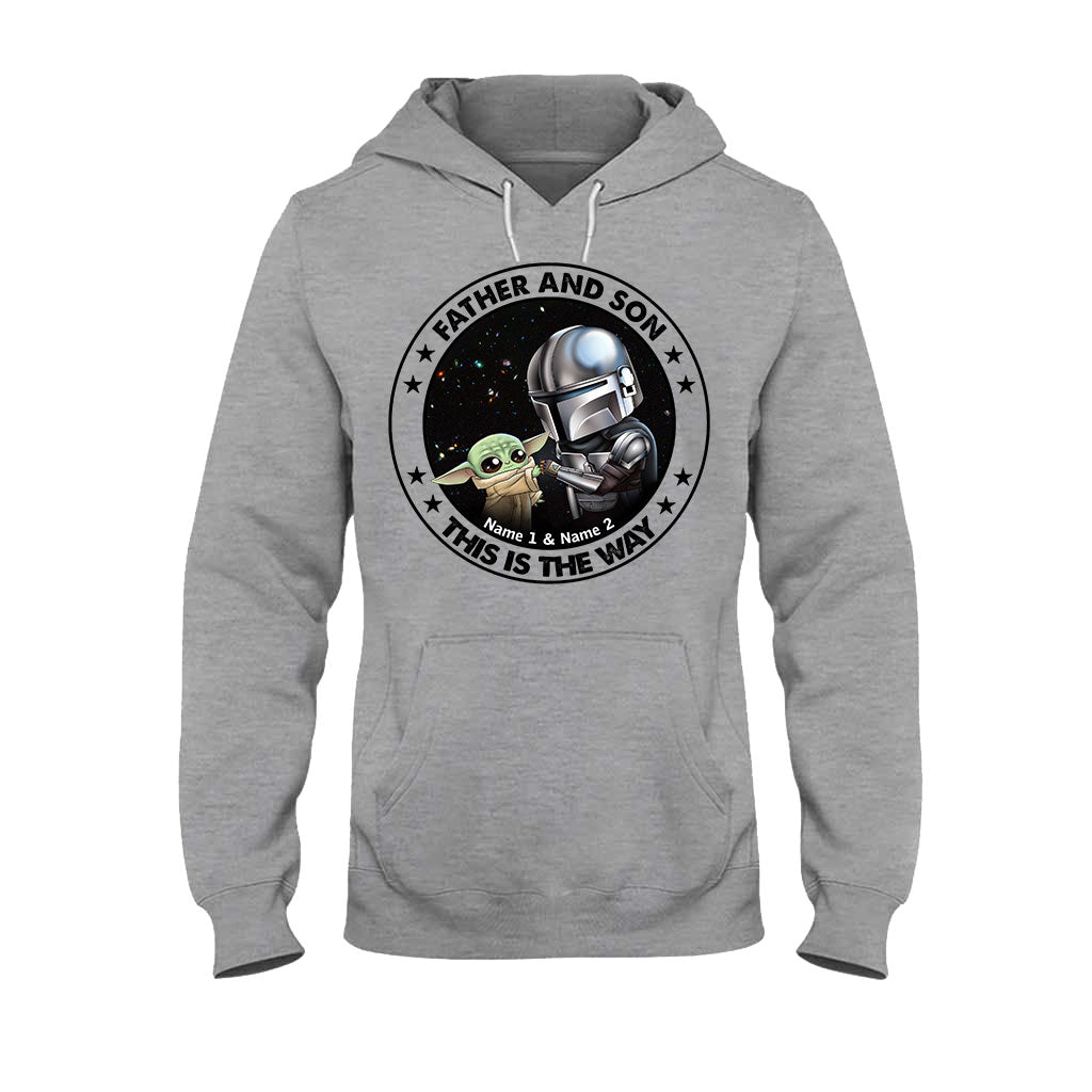 Personalized Father's Day T-shirt & Hoodie with Star Wars Theme T-shirt & Hoodie GradoCreations