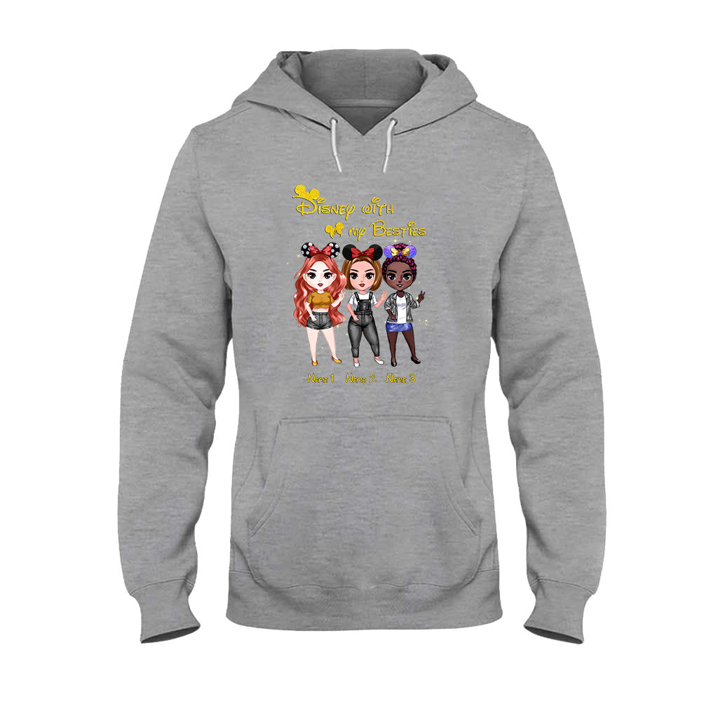 Personalized Disney Besties T-shirt & Hoodie Custom Names Gift T-shirt & Hoodie GradoCreations
