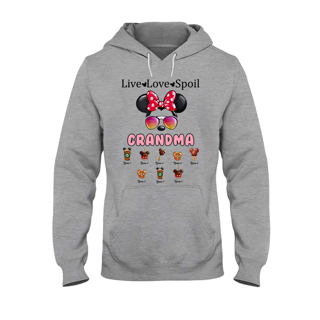 Personalized Live Love Spoil Mouse T-shirt for Grandma T-shirt & Hoodie GradoCreations