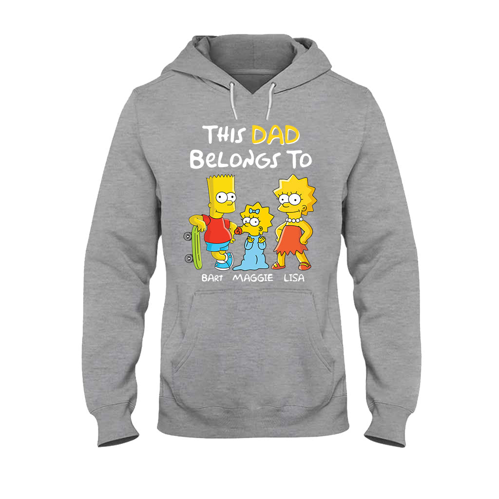 Personalized Dad T-shirt Hoodie Custom Family Gift T-shirt & Hoodie GradoCreations