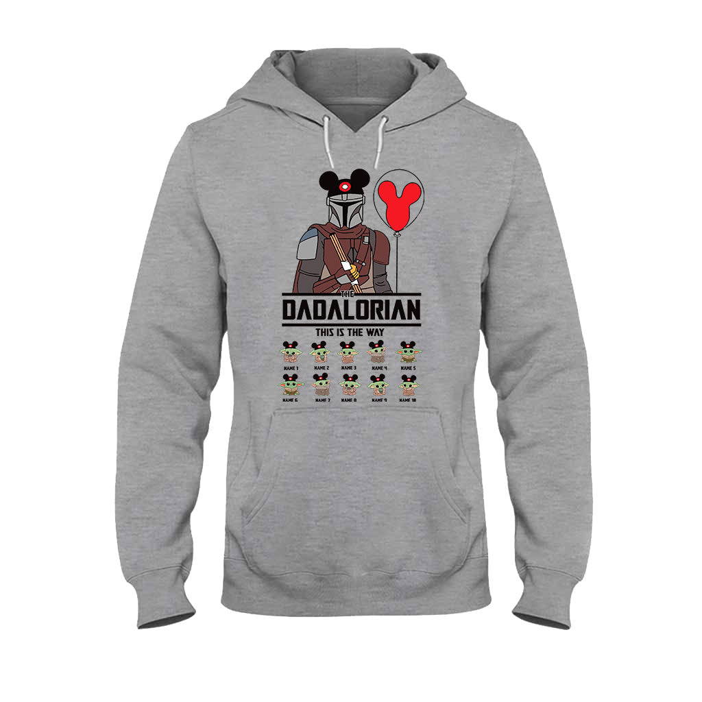 Personalized DADALORIAN T-Shirt & Hoodie Gift for Dad T-shirt & Hoodie GradoCreations