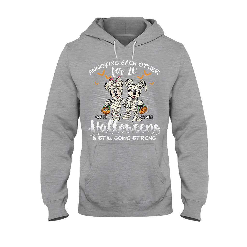 Personalized Halloween Mouse T-shirt & Hoodie Unique Couple Gift T-shirt & Hoodie GradoCreations