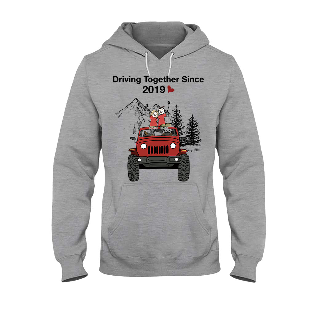 Personalized Couple Driving Together Since Shirt & Hoodie Gift T-shirt & Hoodie GradoCreations