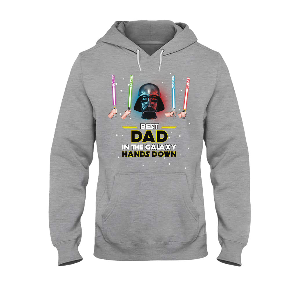 Personalized Best Dad in the Galaxy T-shirt & Hoodie Gift T-shirt & Hoodie GradoCreations