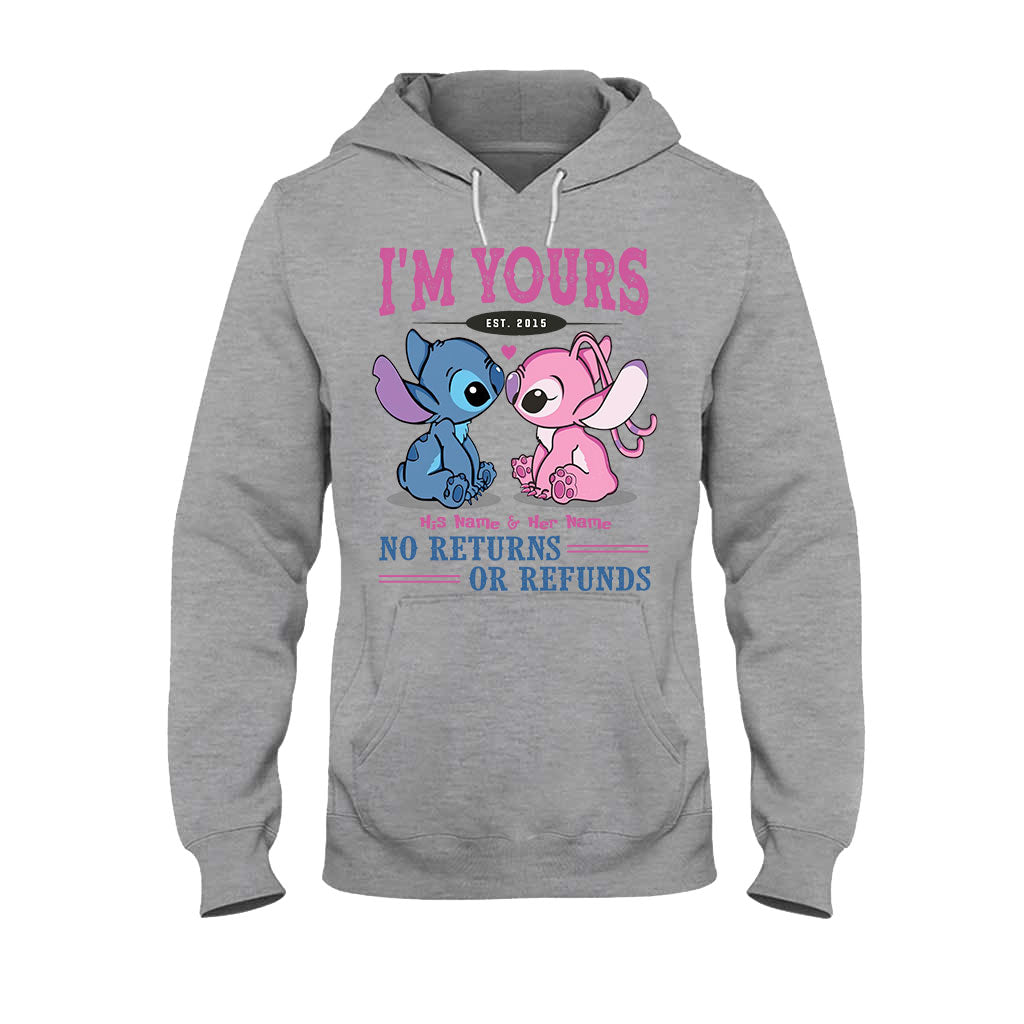 Personalized I'm Yours T-shirt & Hoodie with Custom Names for Couple Gift T-shirt & Hoodie GradoCreations