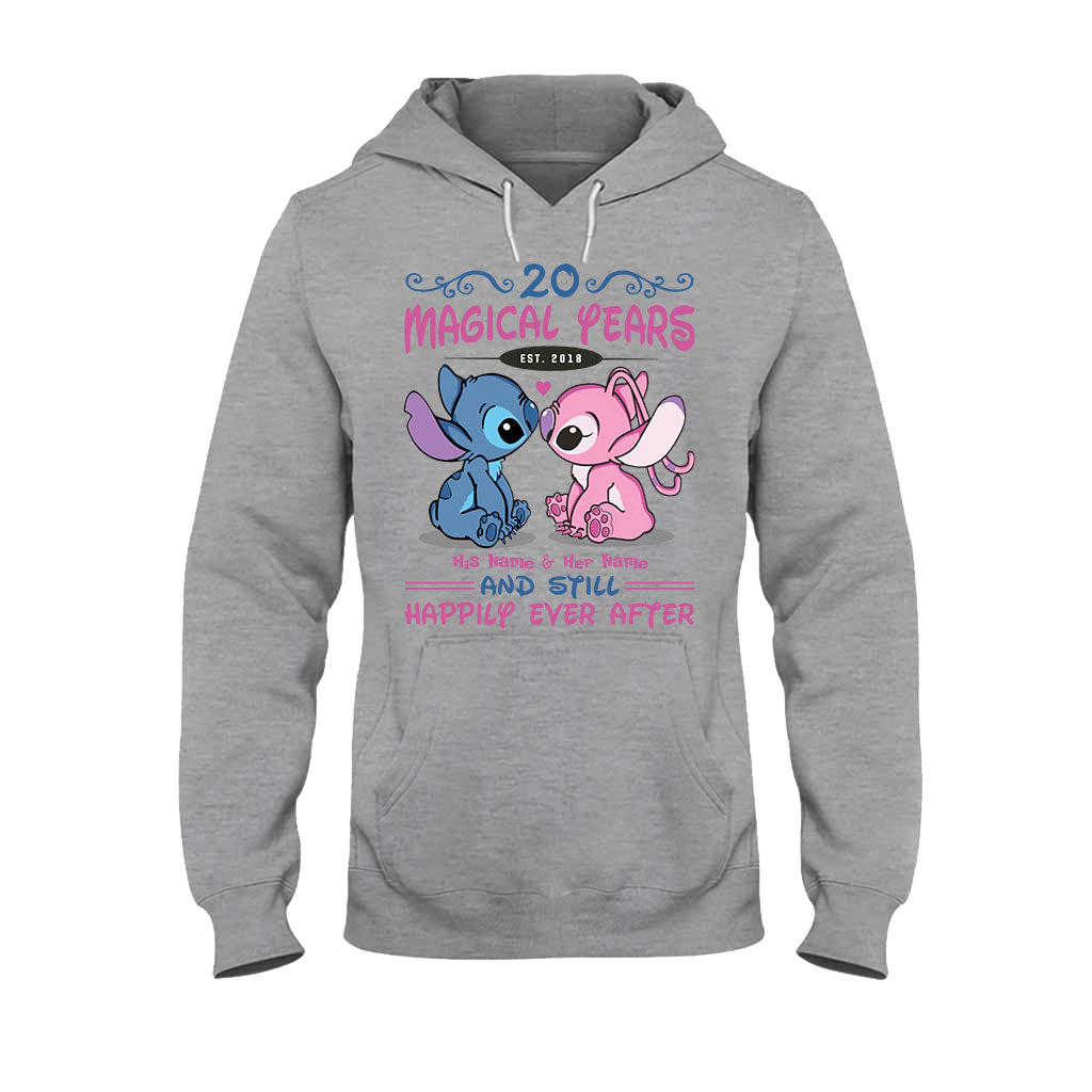 Personalized T-shirt and Hoodie Magic Years Gift for Couple T-shirt & Hoodie GradoCreations