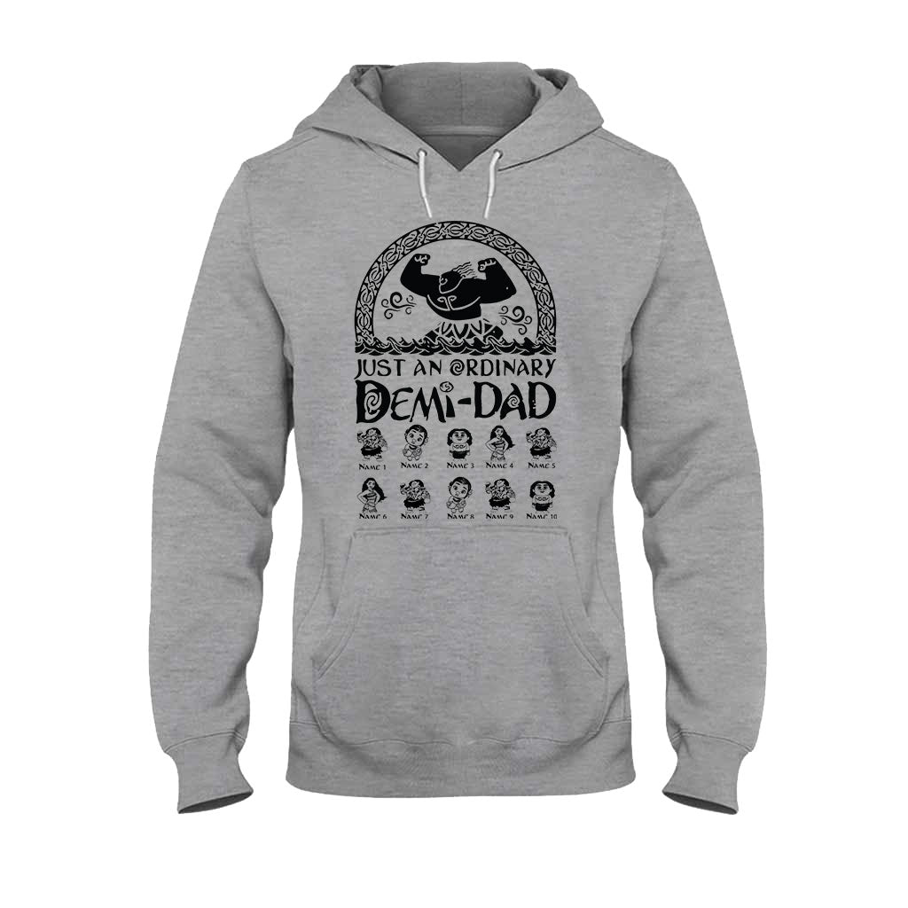 Personalized Demi-Dad T-Shirt & Hoodie Custom Name Gift for Father's Day T-shirt & Hoodie GradoCreations