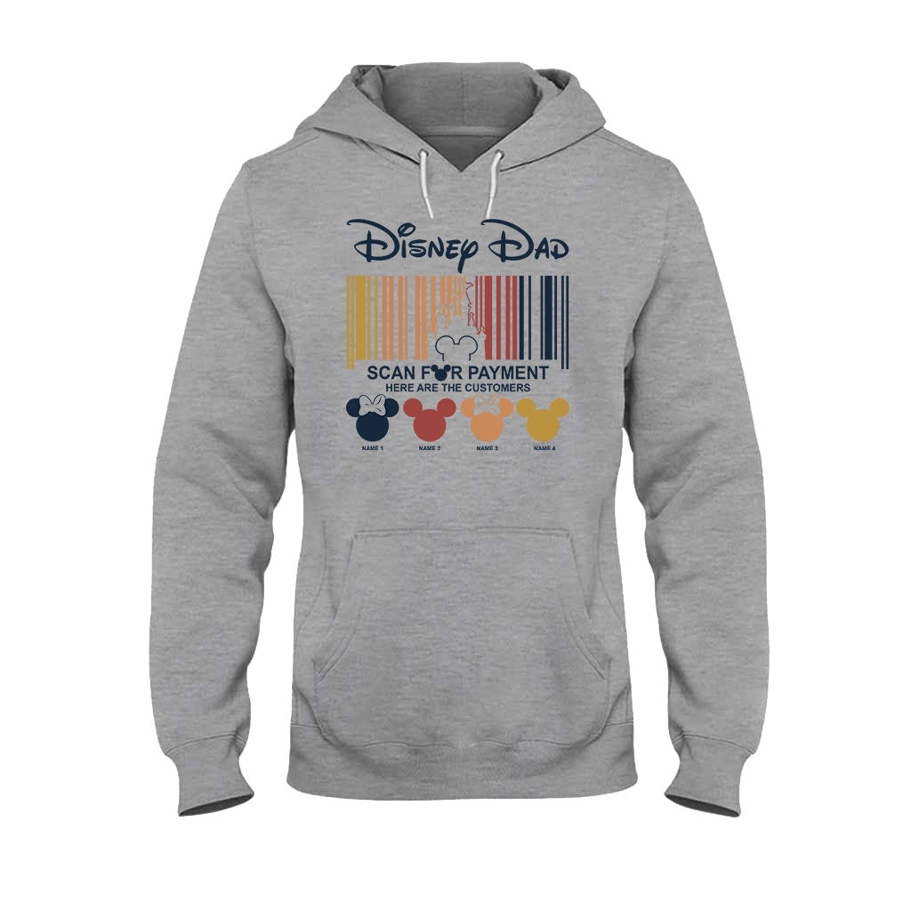 Personalized Scan For Payment T-shirt Hoodie Gift for Dad T-shirt & Hoodie GradoCreations