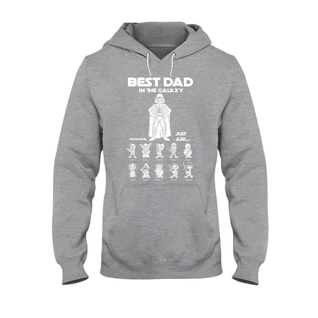 Personalized Best Dad In The Galaxy T-shirt & Hoodie Gift T-shirt & Hoodie GradoCreations