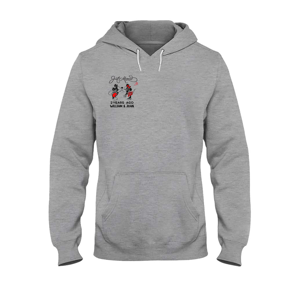 Personalized Just Married Couple T-Shirt & Hoodie Gift T-shirt & Hoodie GradoCreations