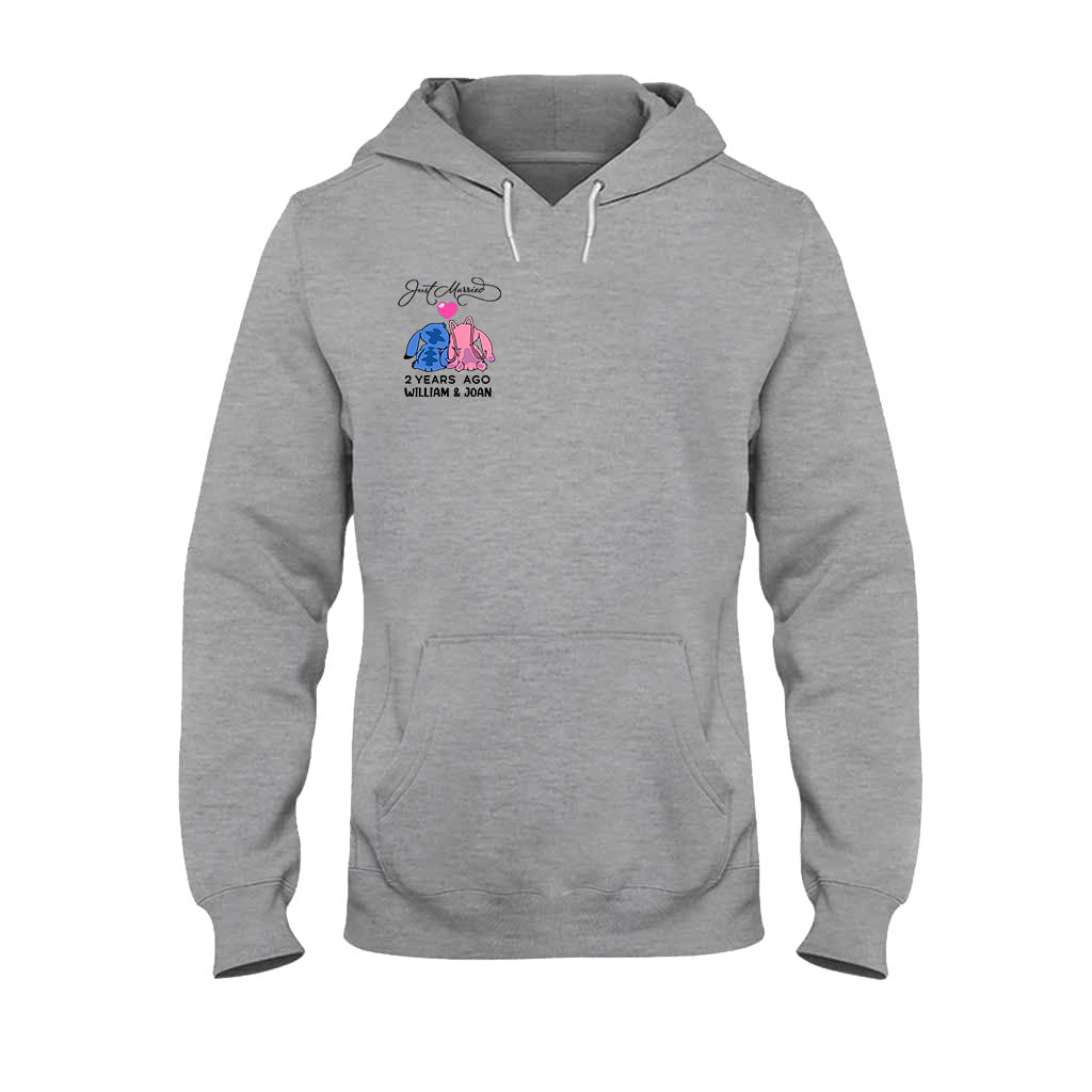 Personalized Just Married Couple T-Shirt & Hoodie Gift Idea T-shirt & Hoodie GradoCreations