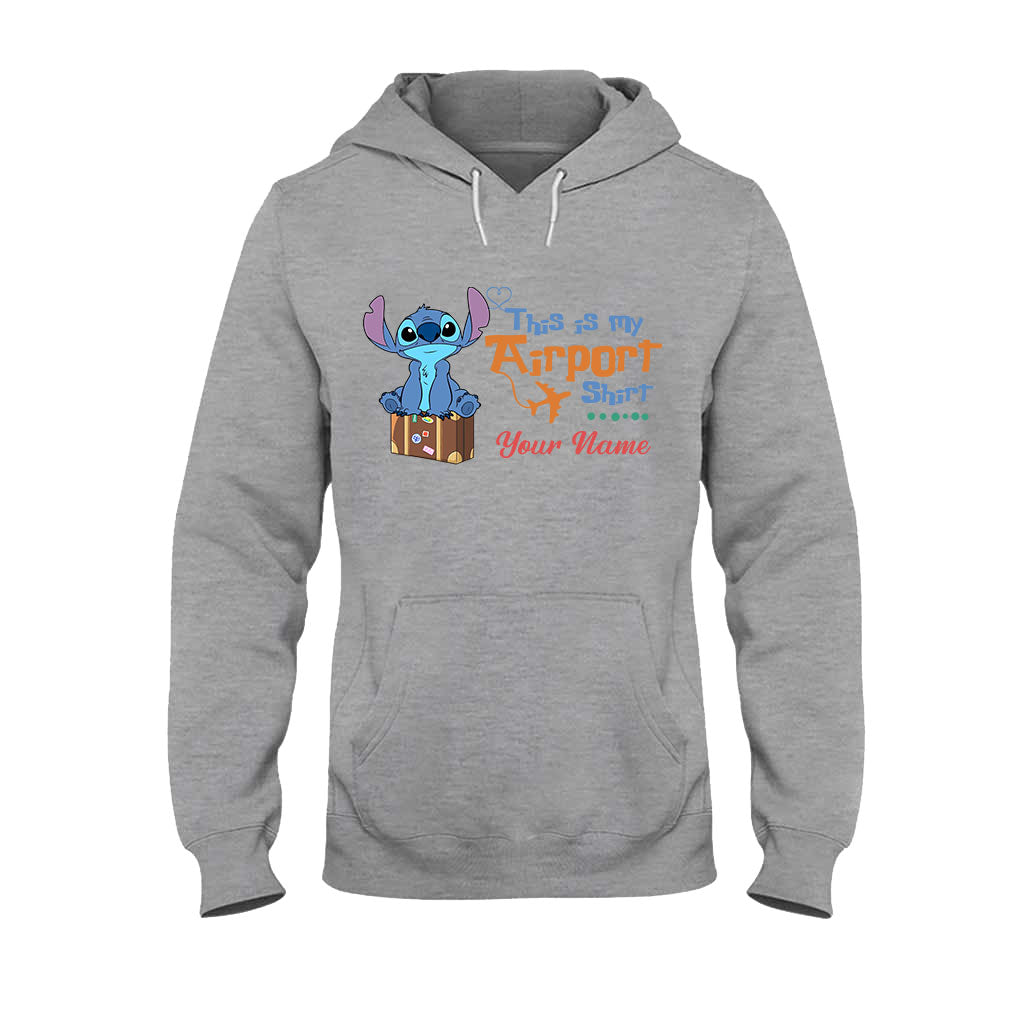 Personalized Ohana Airport T-shirt & Hoodie Custom Name Gift T-shirt & Hoodie GradoCreations
