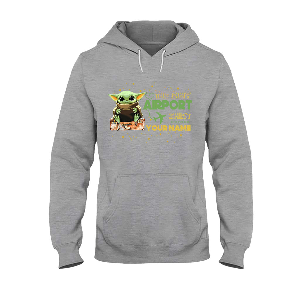 Personalized Airport Shirt Featuring Custom Name T-shirt & Hoodie T-shirt & Hoodie GradoCreations