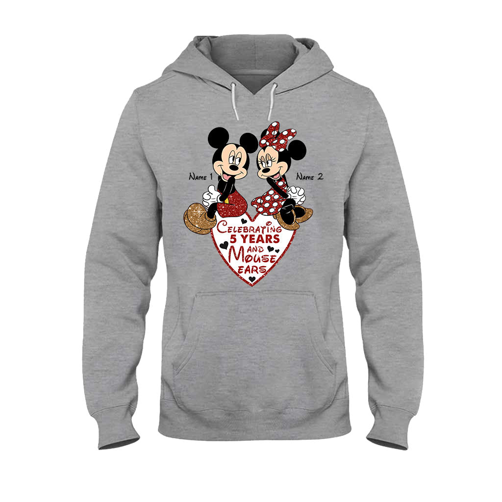 Personalized Couple Mouse T-shirt & Hoodie Gift for Anniversary T-shirt & Hoodie GradoCreations