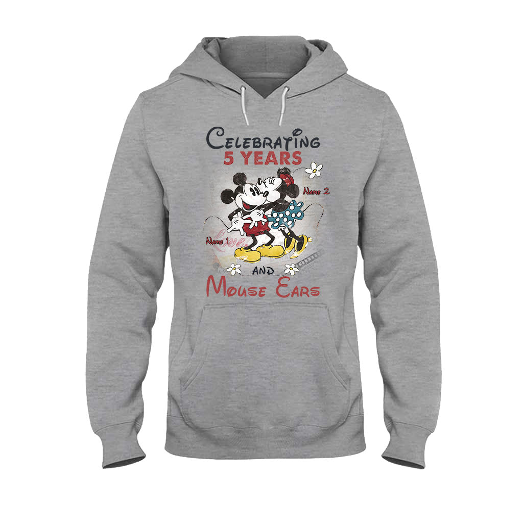 Personalized Couple Mouse T-shirt and Hoodie for Anniversary Gift T-shirt & Hoodie GradoCreations