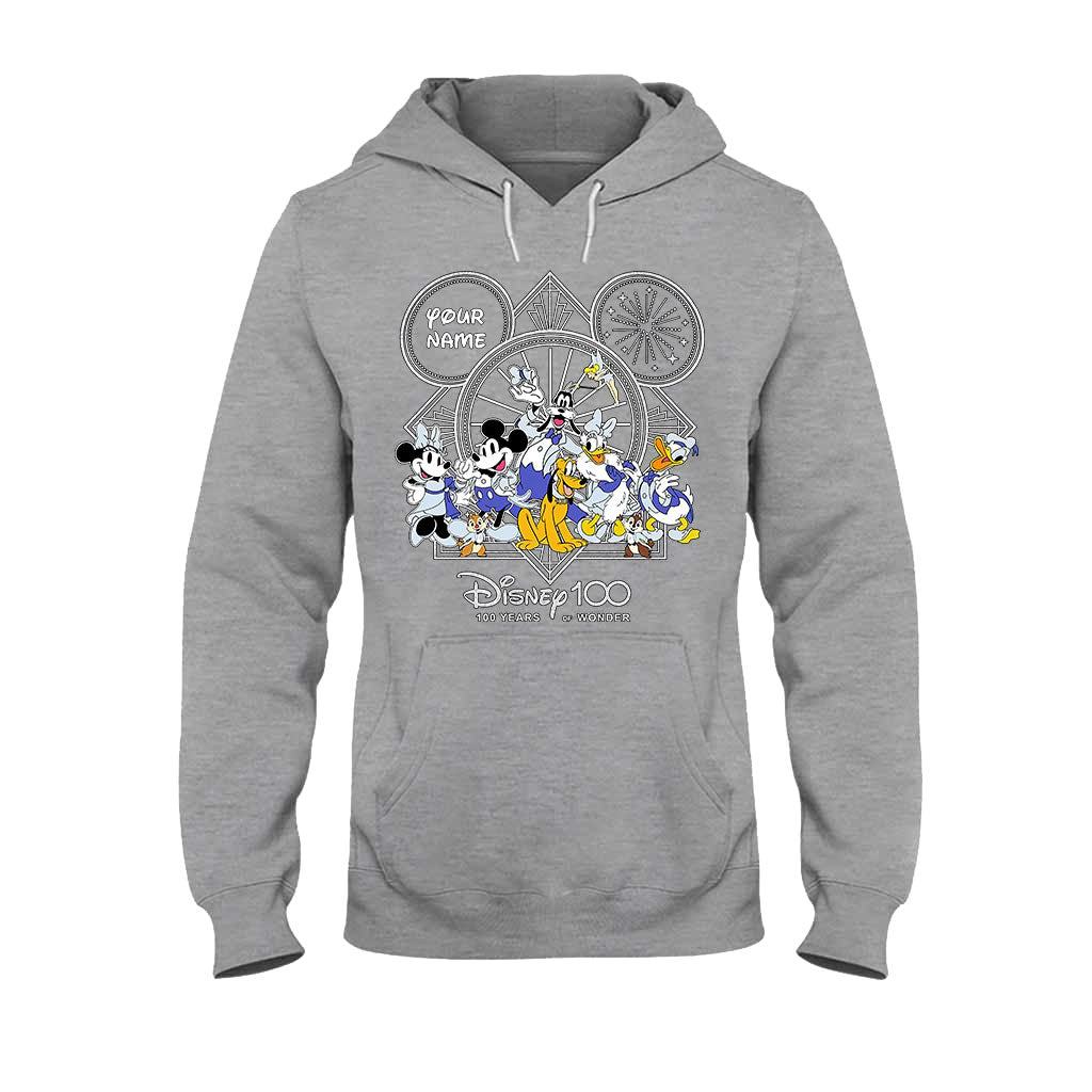 Personalized Disney 100 Years T-shirt & Hoodie with Custom Name for Birthday & Christmas T-shirt & Hoodie GradoCreations