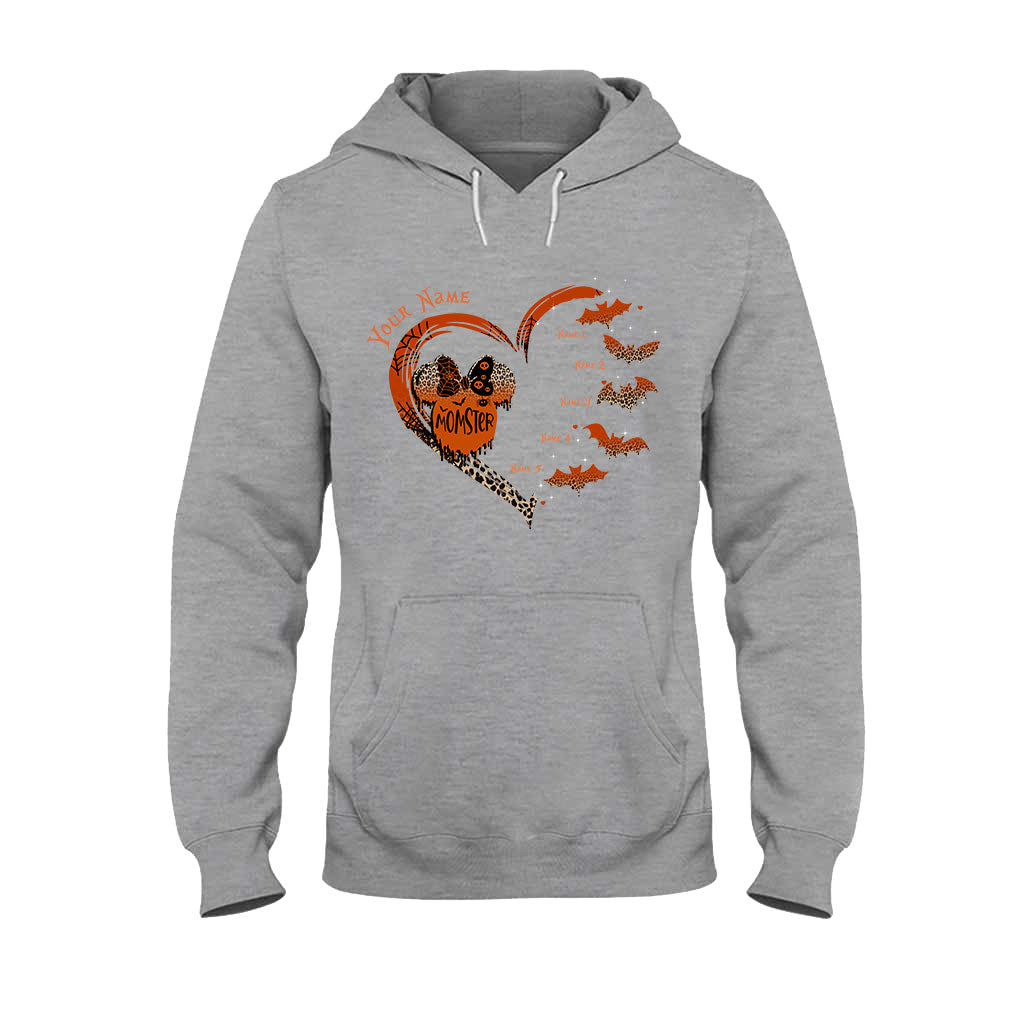 Personalized Halloween Momster T-Shirt & Hoodie Gift for Mom T-shirt & Hoodie GradoCreations