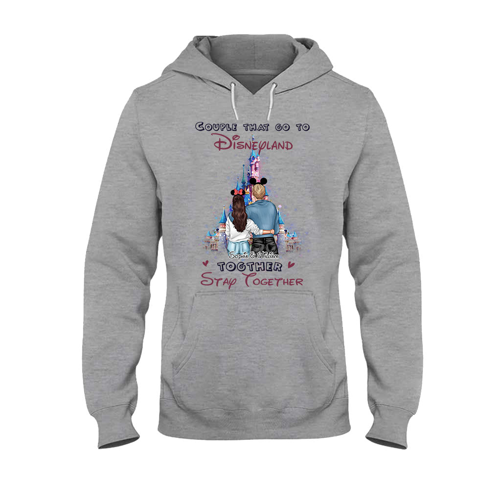 Personalized Disneyland Couple T-shirt & Hoodie Gift for Couples T-shirt & Hoodie GradoCreations