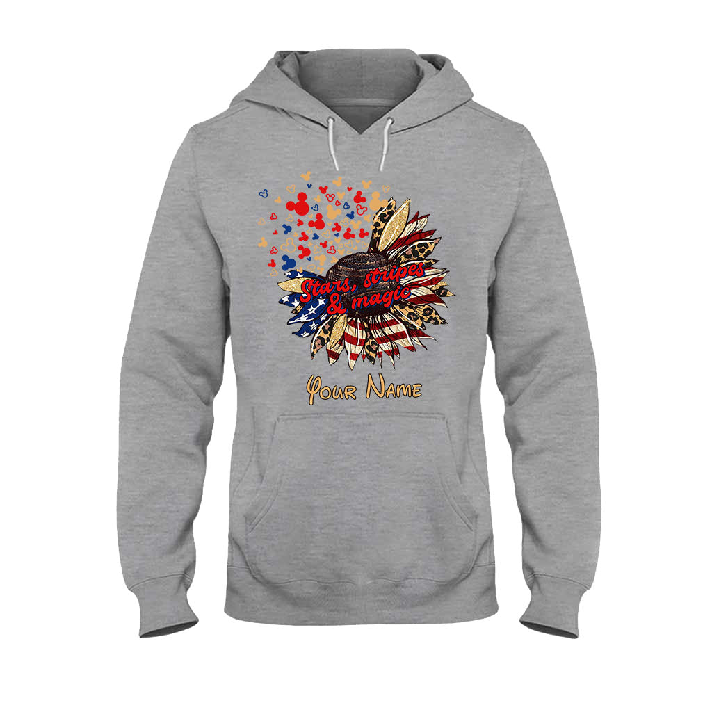 Personalized Independence Day T-Shirt & Hoodie with American Flag Design T-shirt & Hoodie GradoCreations