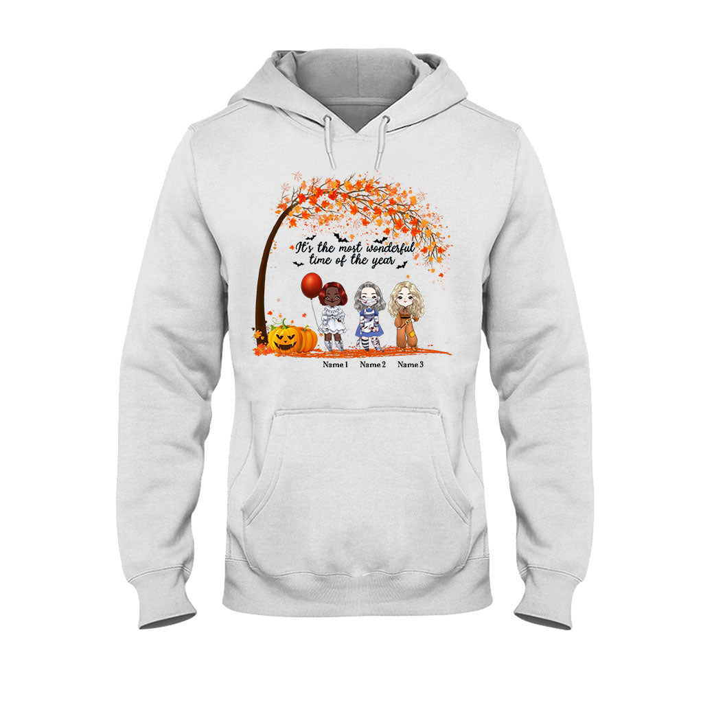 Personalized Halloween Bestie T-Shirt & Hoodie Gift for Friends T-shirt & Hoodie GradoCreations