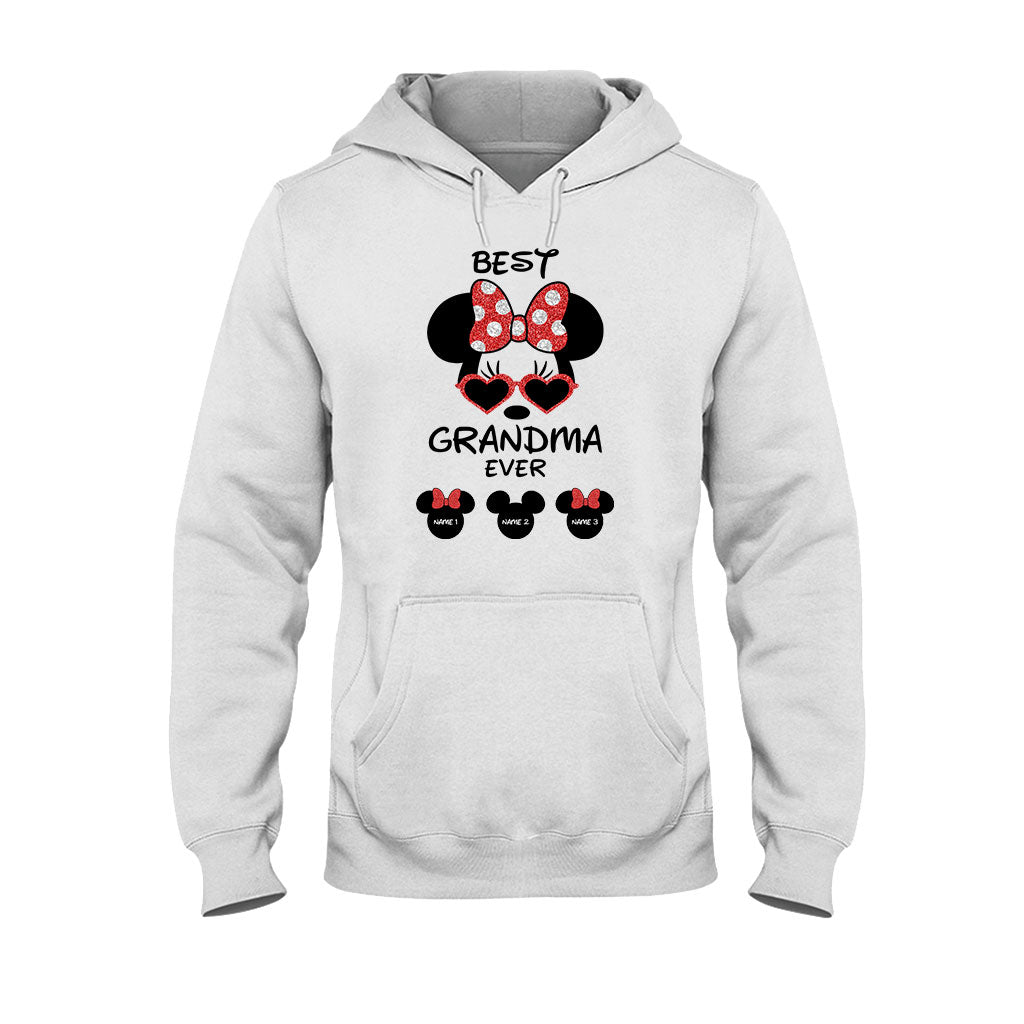 Personalized Best Grandma Ever T-shirt & Hoodie with Custom Names T-shirt & Hoodie GradoCreations
