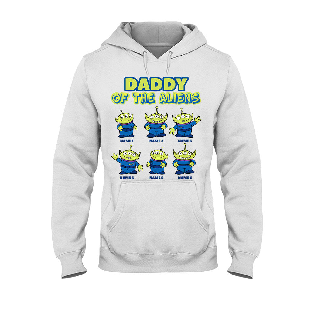 Personalized Daddy Of The Aliens T-Shirt & Hoodie Gift for Dad T-shirt & Hoodie GradoCreations