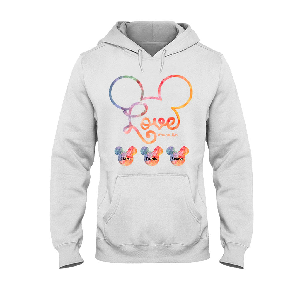 Personalized Grandma T-shirt and Hoodie with Love Design T-shirt & Hoodie GradoCreations