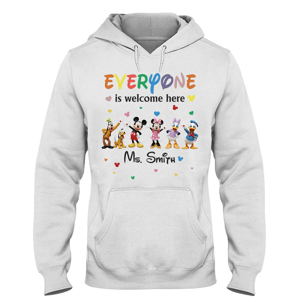 Personalized 'Everyone Is Welcome Here' T-shirt & Hoodie for Kids T-shirt & Hoodie GradoCreations