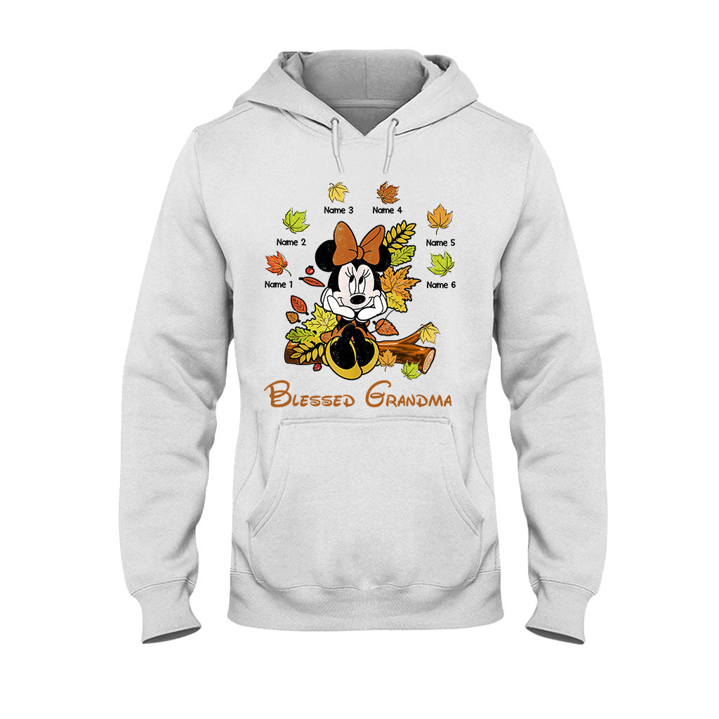 Personalized Blessed Grandma T-Shirt & Hoodie with Custom Names T-shirt & Hoodie GradoCreations