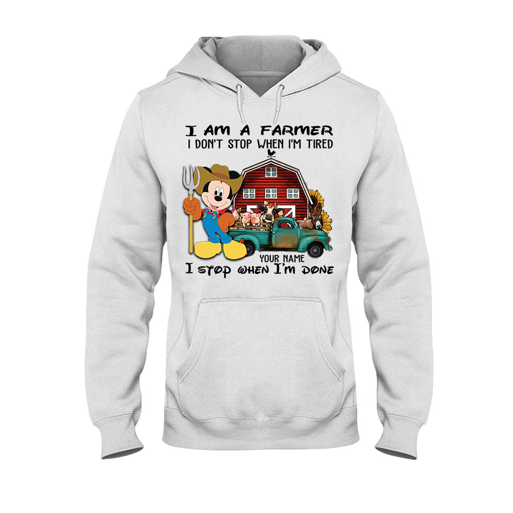Personalized Farmer T-Shirt & Hoodie Custom Name Gift T-shirt & Hoodie GradoCreations