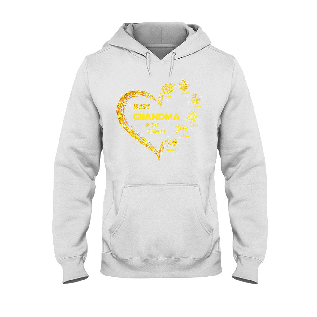 Personalized Best Grandma in the Galaxy T-shirt & Hoodie Gift for Mother's Day T-shirt & Hoodie GradoCreations