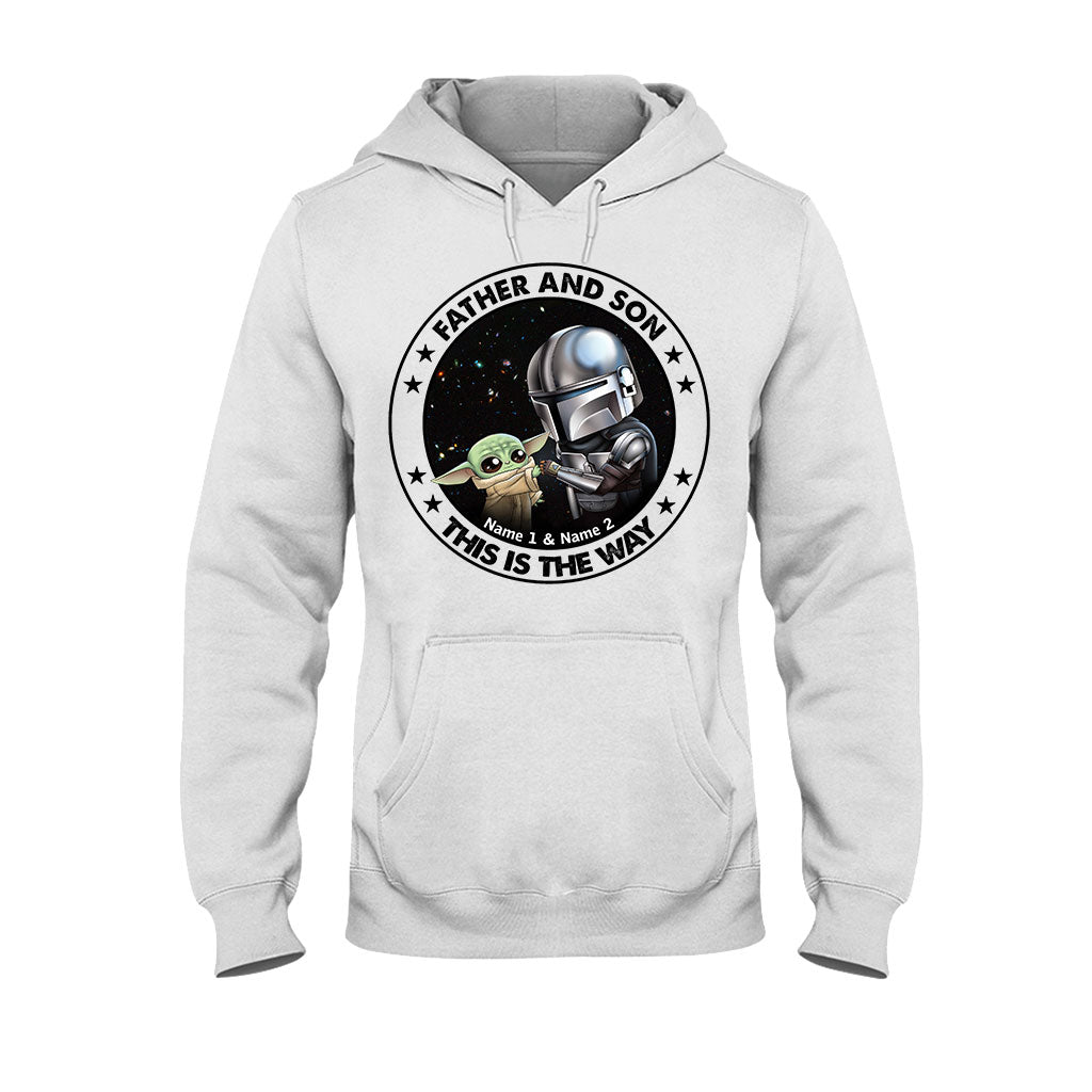 Personalized Father's Day T-shirt & Hoodie with Star Wars Theme T-shirt & Hoodie GradoCreations