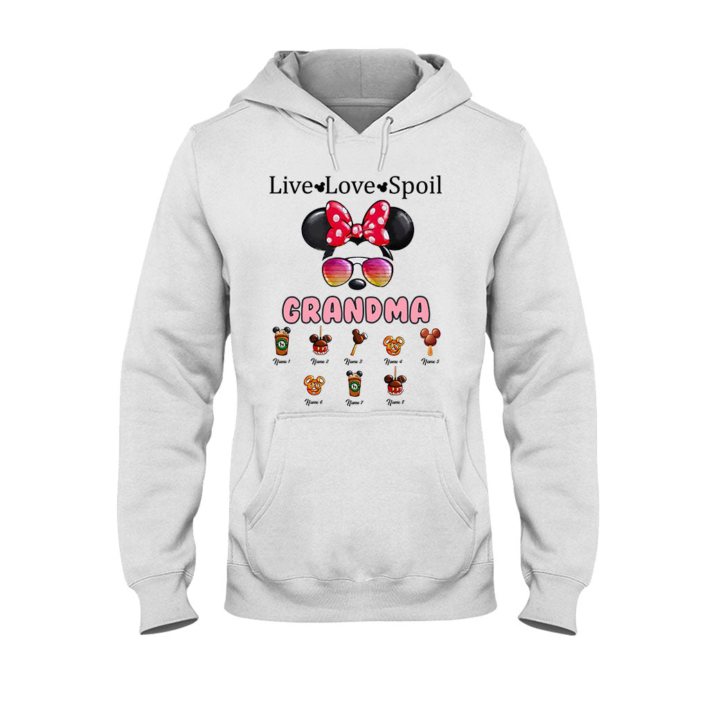 Personalized Live Love Spoil Mouse T-shirt for Grandma T-shirt & Hoodie GradoCreations