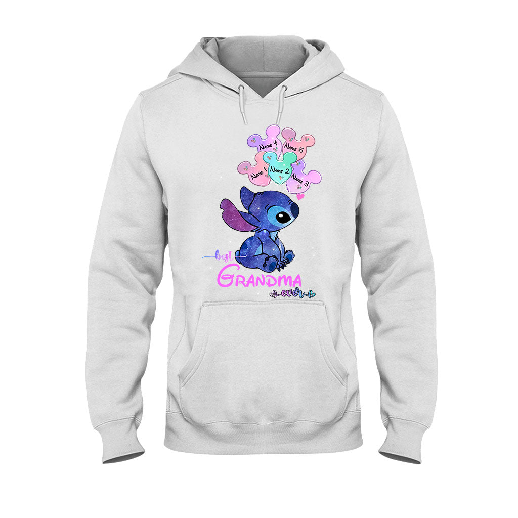 Personalized Best Grandma Ever T-shirt & Hoodie with Names for Mother's Day T-shirt & Hoodie GradoCreations