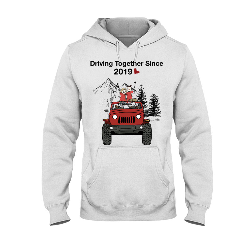 Personalized Couple Driving Together Since Shirt & Hoodie Gift T-shirt & Hoodie GradoCreations