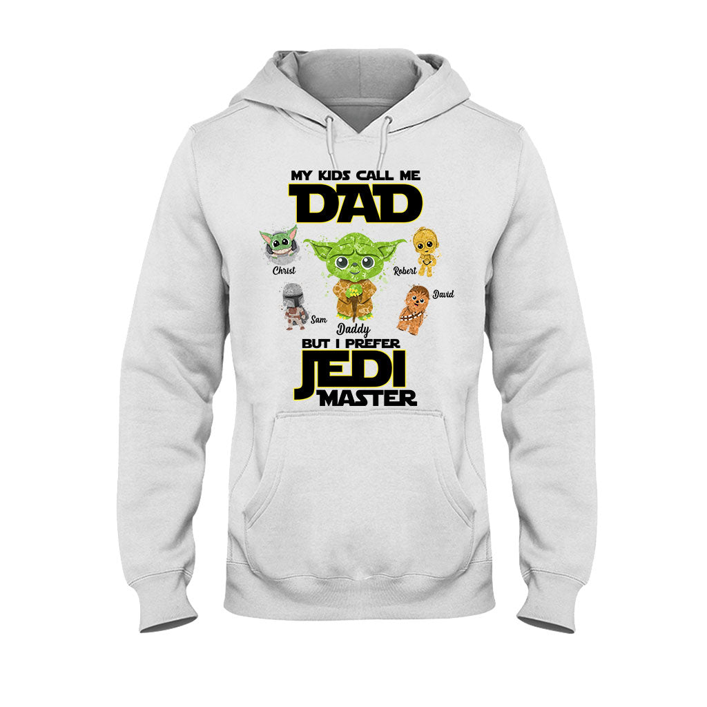 Personalized Jedi Master T-shirt for Dad with Custom Names T-shirt & Hoodie GradoCreations