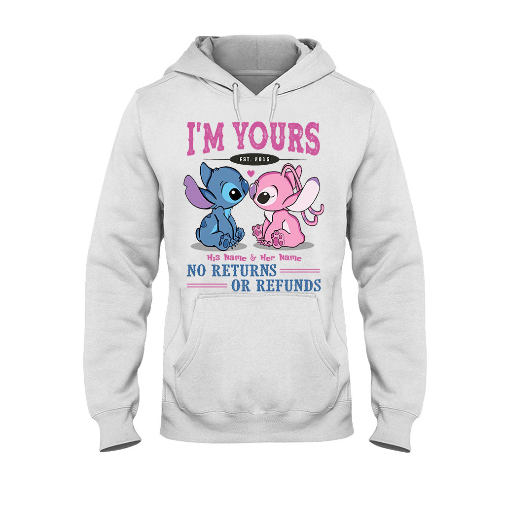 Personalized I'm Yours T-shirt & Hoodie with Custom Names for Couple Gift T-shirt & Hoodie GradoCreations
