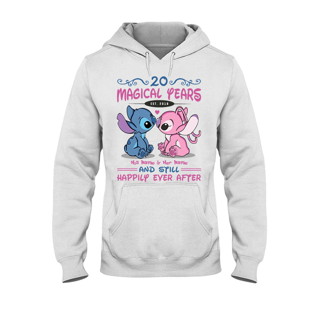Personalized T-shirt and Hoodie Magic Years Gift for Couple T-shirt & Hoodie GradoCreations