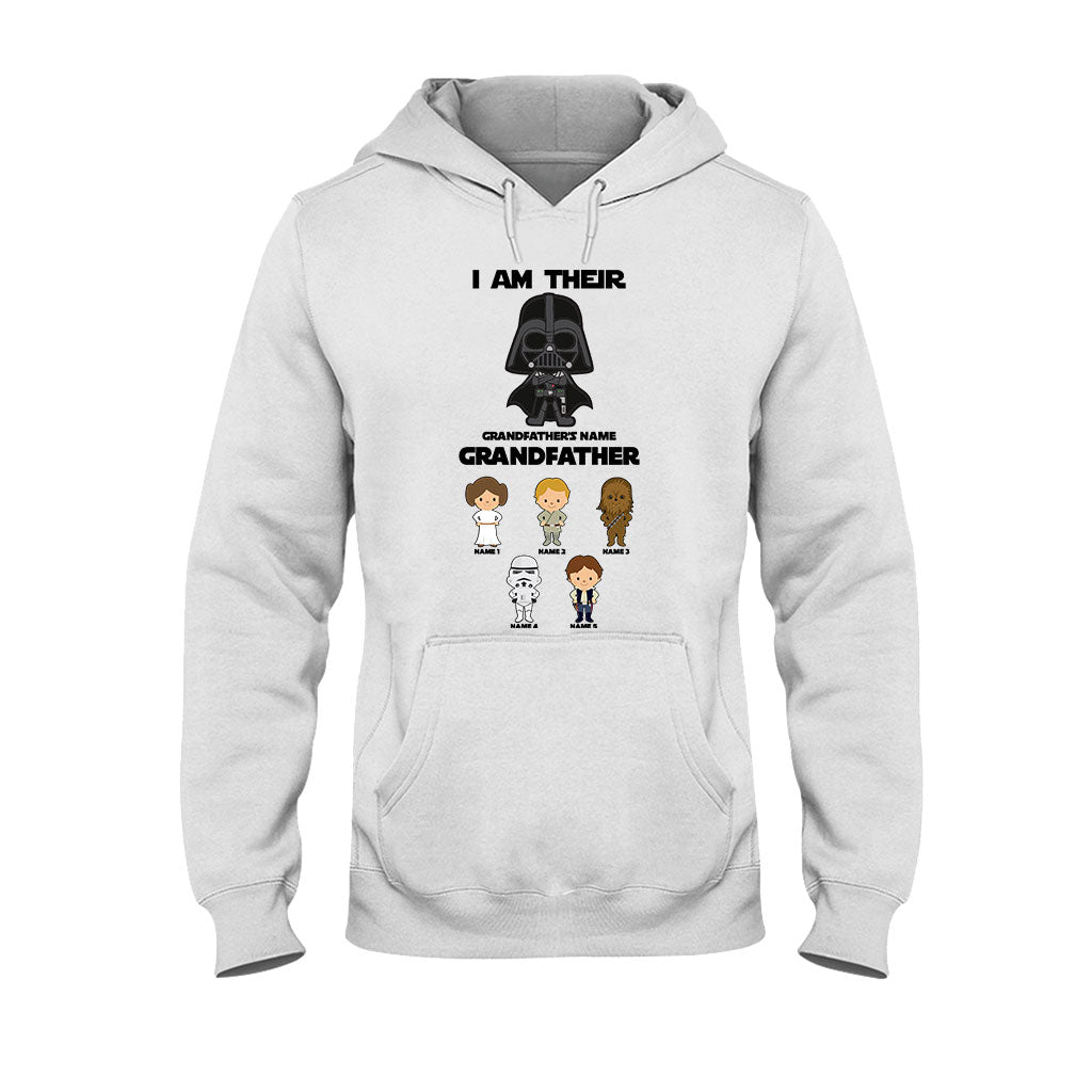 Personalized Father's Day T-shirt with Custom Names & Darth Vader Design T-shirt & Hoodie GradoCreations