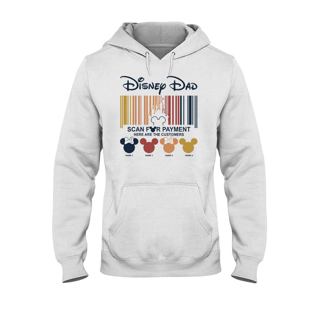 Personalized Scan For Payment T-shirt Hoodie Gift for Dad T-shirt & Hoodie GradoCreations