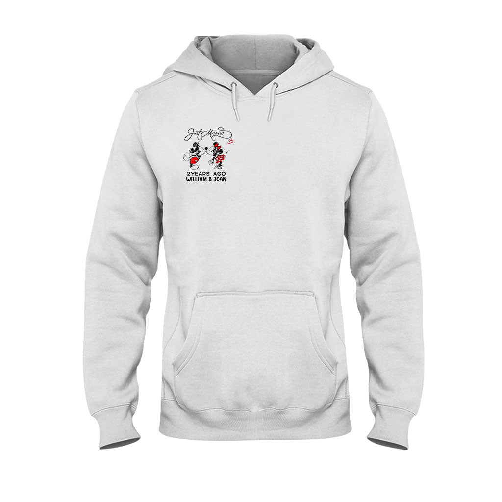 Personalized Just Married Couple T-Shirt & Hoodie Gift T-shirt & Hoodie GradoCreations